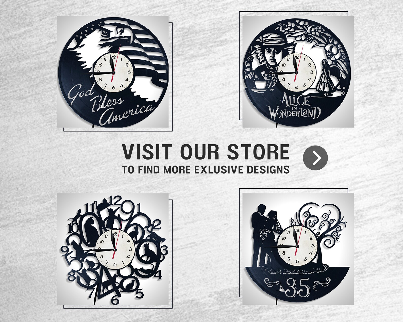 Deadpool Vinyl Record Wall Clock Comics Deadpool Rustic Etsy