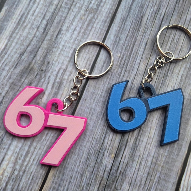 6/7 Key Chains - Etsy UK