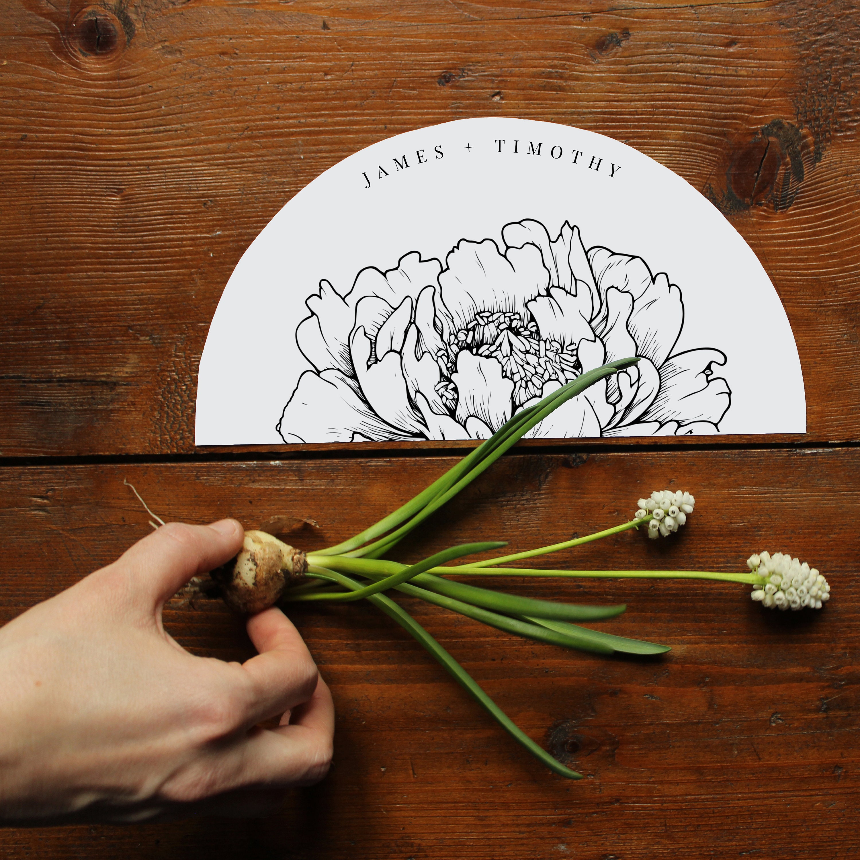 ASSISI Wedding Peony Fan, Printable Wedding Fan Template, Editable Fan, Botanical Wedding Fan ...