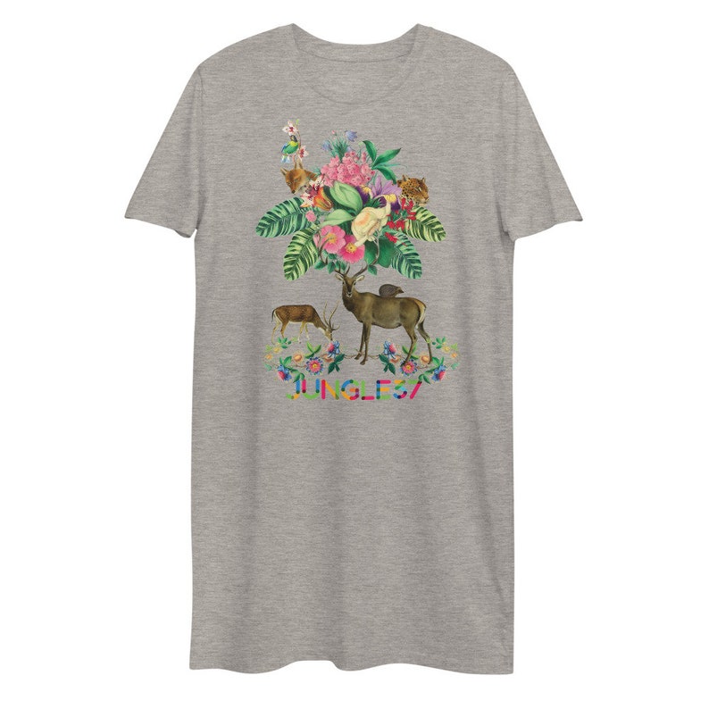 Organic cotton t-shirt dress dear