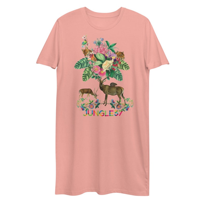 Organic cotton t-shirt dress dear