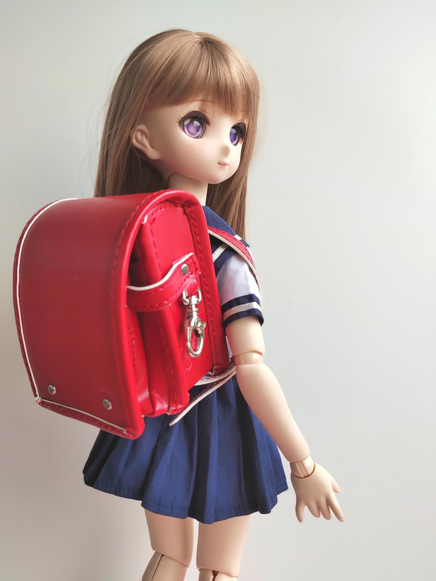 ranrandoll 様ドールバッグ Doll School Bag for Msd/ Mdd or SD/DD Japanese Randoseru Mini