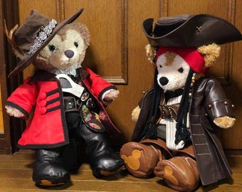 新品未使用 Duffy ダッフィー ジャックスパロウ カリブの海賊コス 新品未使用 Duffy ダッフィー ジャックスパロウ カリブの海賊