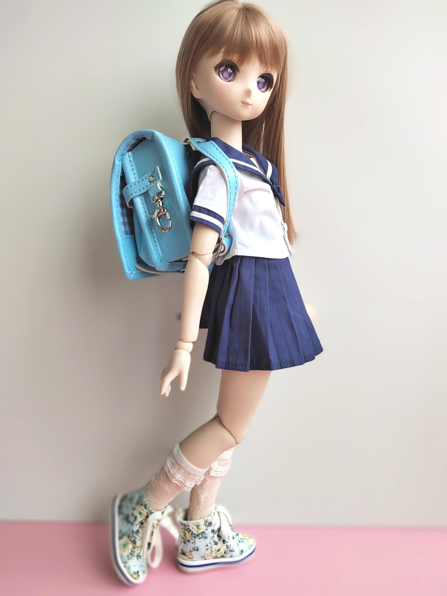 Doll school bag for Msd/ Mdd or SD/DD Japanese Randoseru Mini -   Portugal