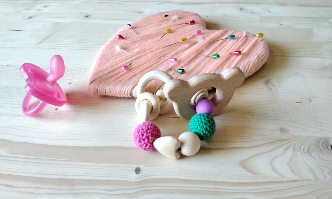 Massaggiagengive Per Bebè A Forma Di Volpe MilkMama – In Legno Di Faggio E Silicone, Privo Di BPA