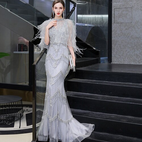 Gatsby Vintage Style 20s Wedding Dress 