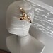 Gold & Crystal Leaf Bridal Wedding Crown, Festival Tiara for Unique Greek Goddess Look ~ HELENA