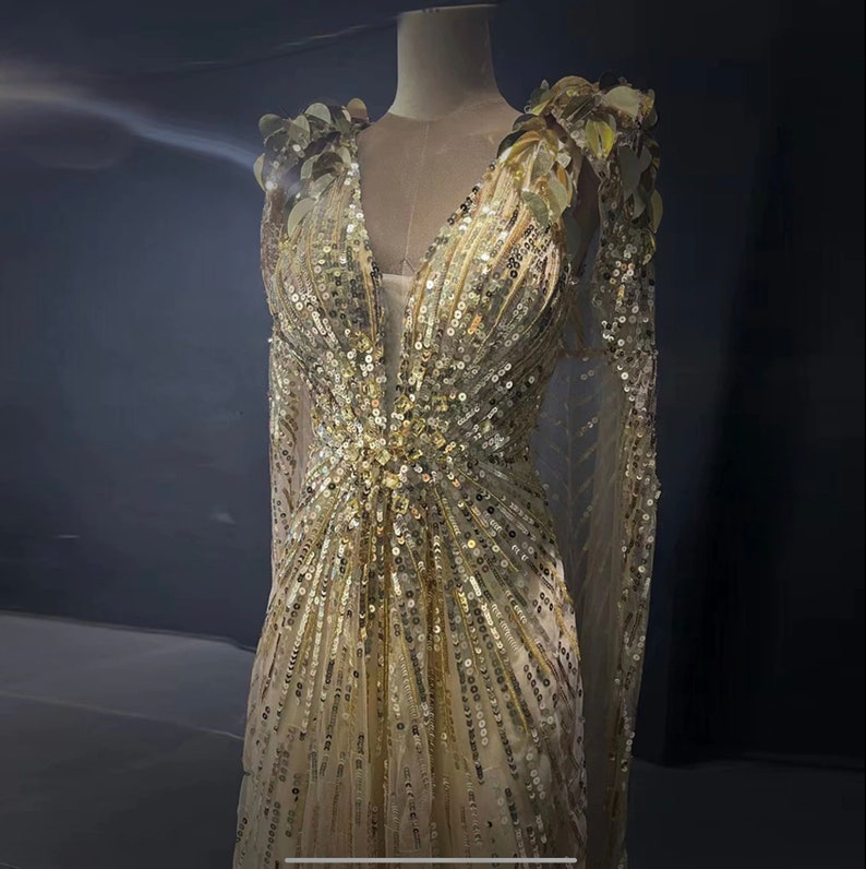 Kate Middleton Gold Dress Duchess of Cambridge Replica - Etsy