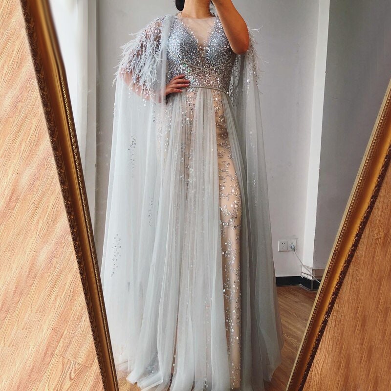 Ethereal Wedding Dress Unique Prom or 
