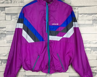 pink and purple adidas jacket