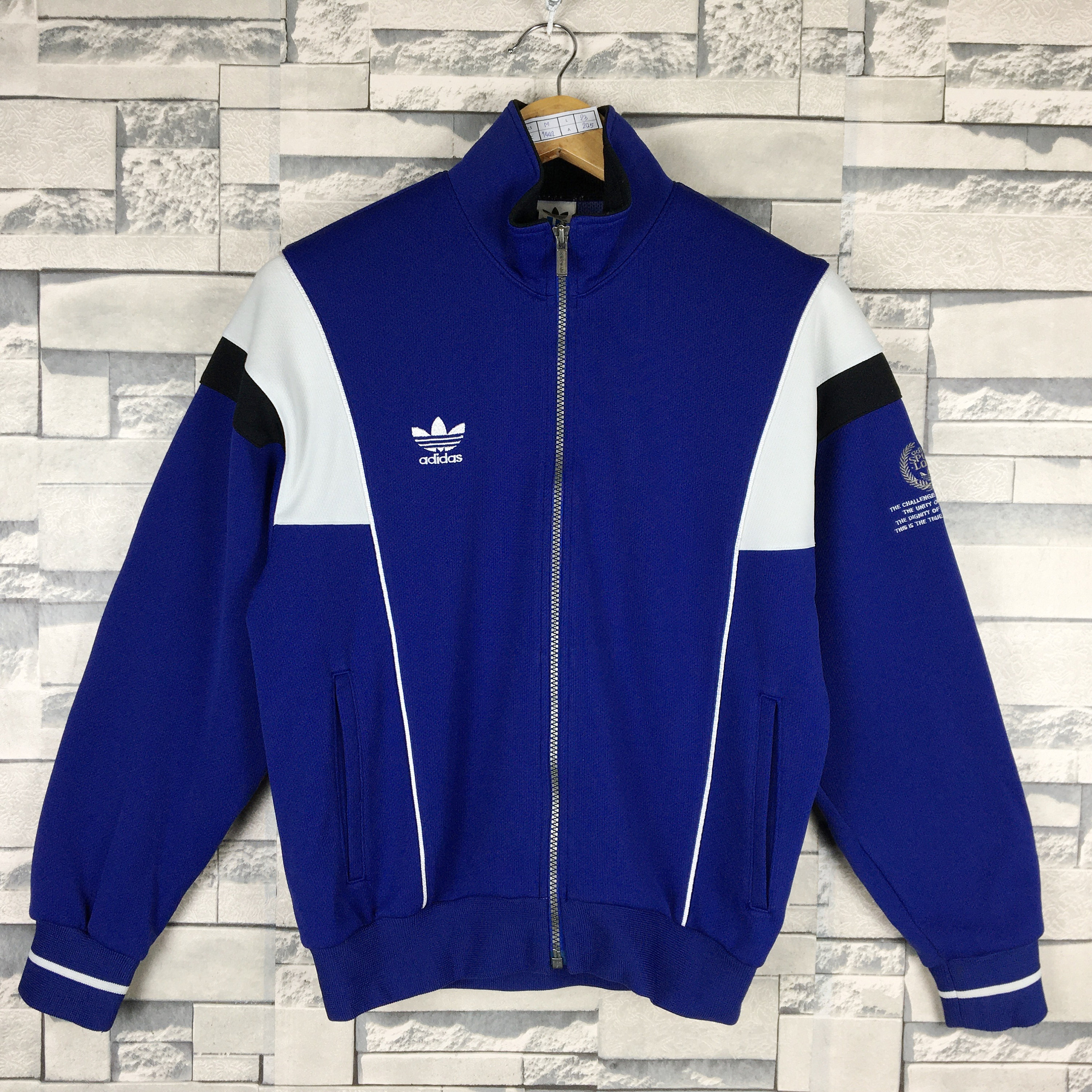 ADIDAS Track Jacket Small Vintage 90s Adidas Equipment Three | Etsy