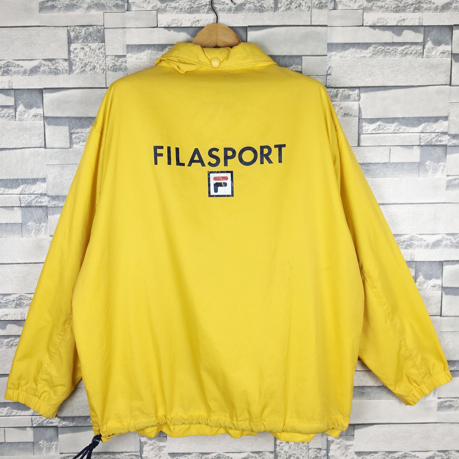 FILA Sport Jacket Large Vintage 90 Fila Italia Big Logo Sports Etsy
