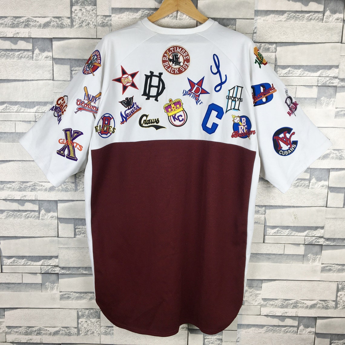 Negro Leagues Baseball Museum Jersey Vintage Headgear Negro Etsy