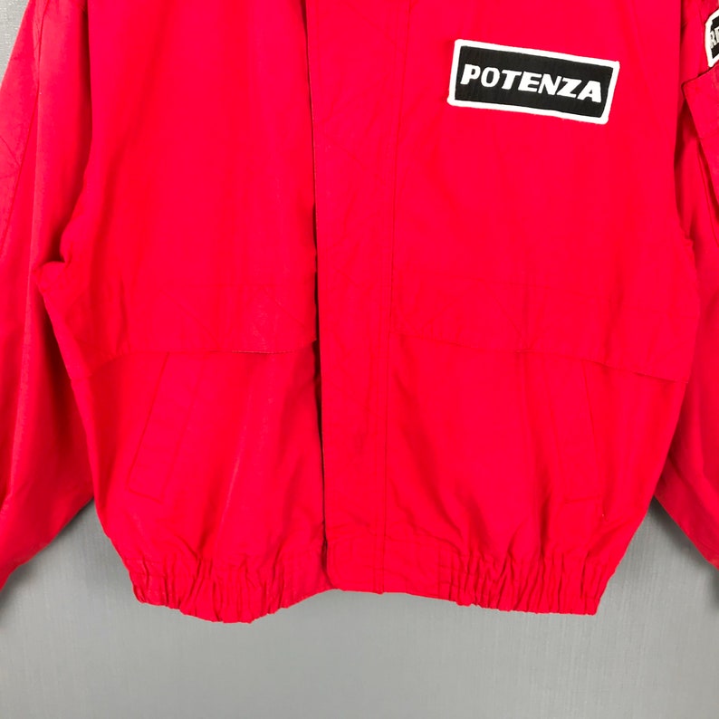 BRIDGESTONE Jacket Medium Vintage 90s Bridgestone Potenza RE710 Racing Motorspors Sportswear Zipper Light Windbreaker Jacket Size M
