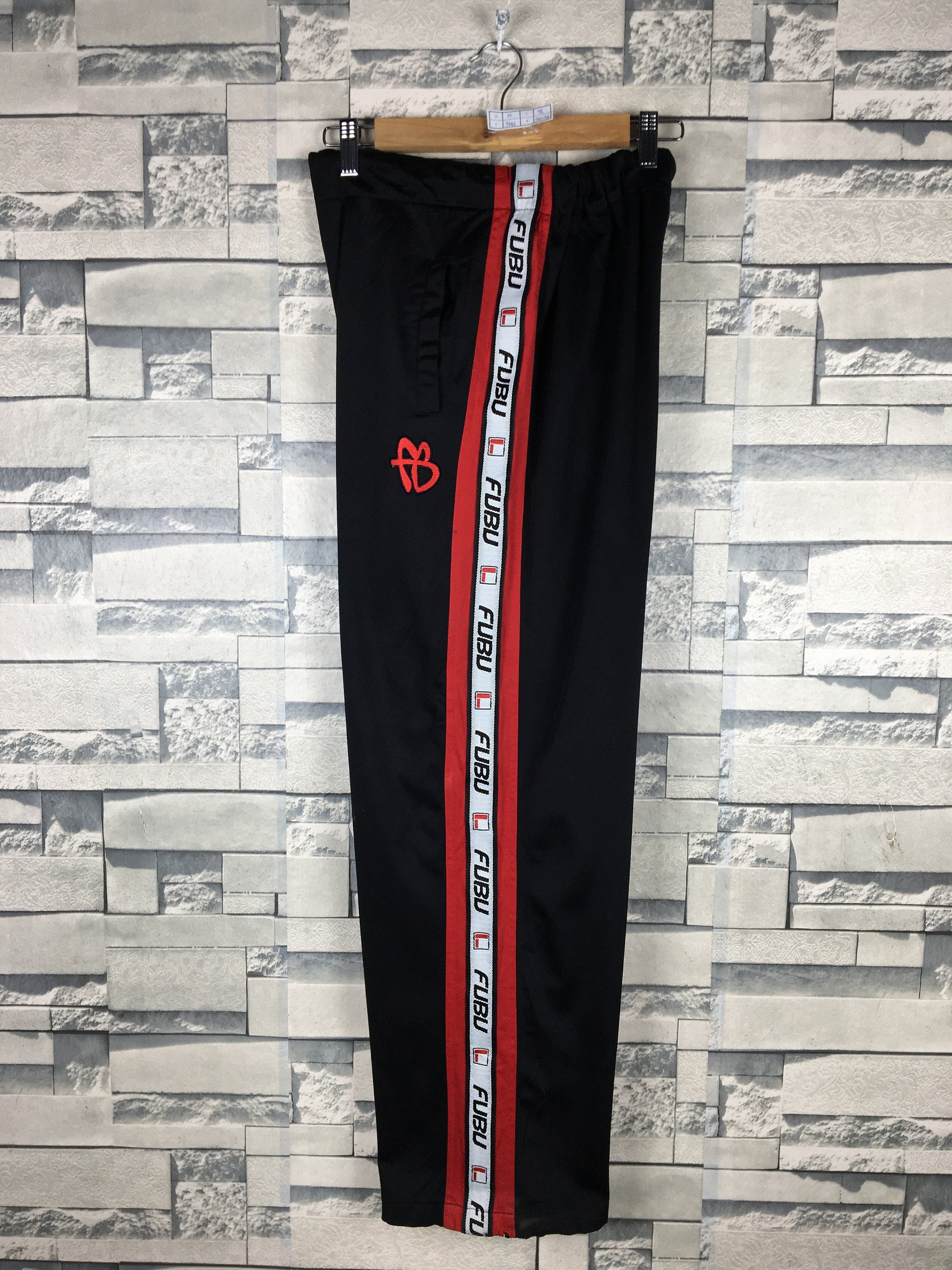 FUBU Track Pants Medium Vintage 90s Fubu Sport Track Pants Hip | Etsy