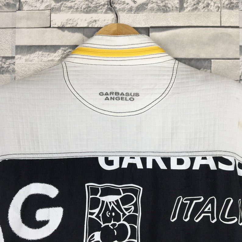 GARBASUS ANGELO Jacket Medium Vintage 90s Garbasus Angelo Italia Cartoon Light Zipper Jacket Size M L