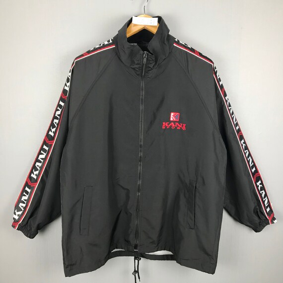 Karl Kani Sport Hoodie Jacket XLarge Vintage 90s Kani Windrunner Hip Hop Rap Fubu Streetwear Karl Kani Jeans Windbreaker XL