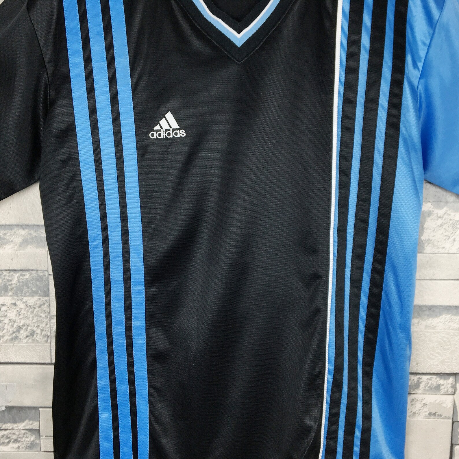 ADIDAS Jersey TShirt Large Vintage 90s Adidas Equipment Three Etsy