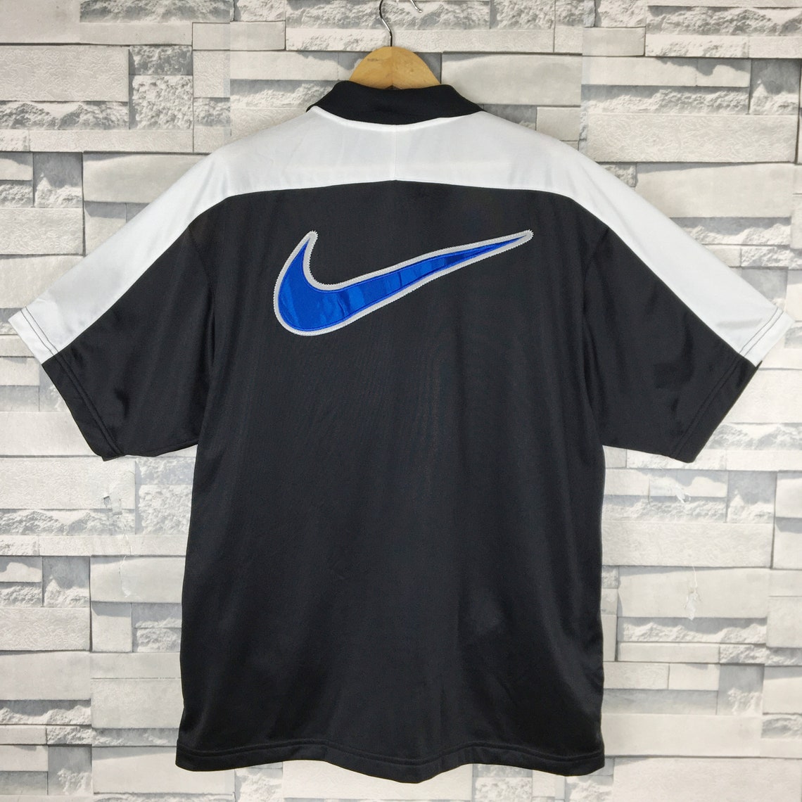 NIKE Basketball Sweater Short Sleeve Large Vintage 90s Nike | Etsy