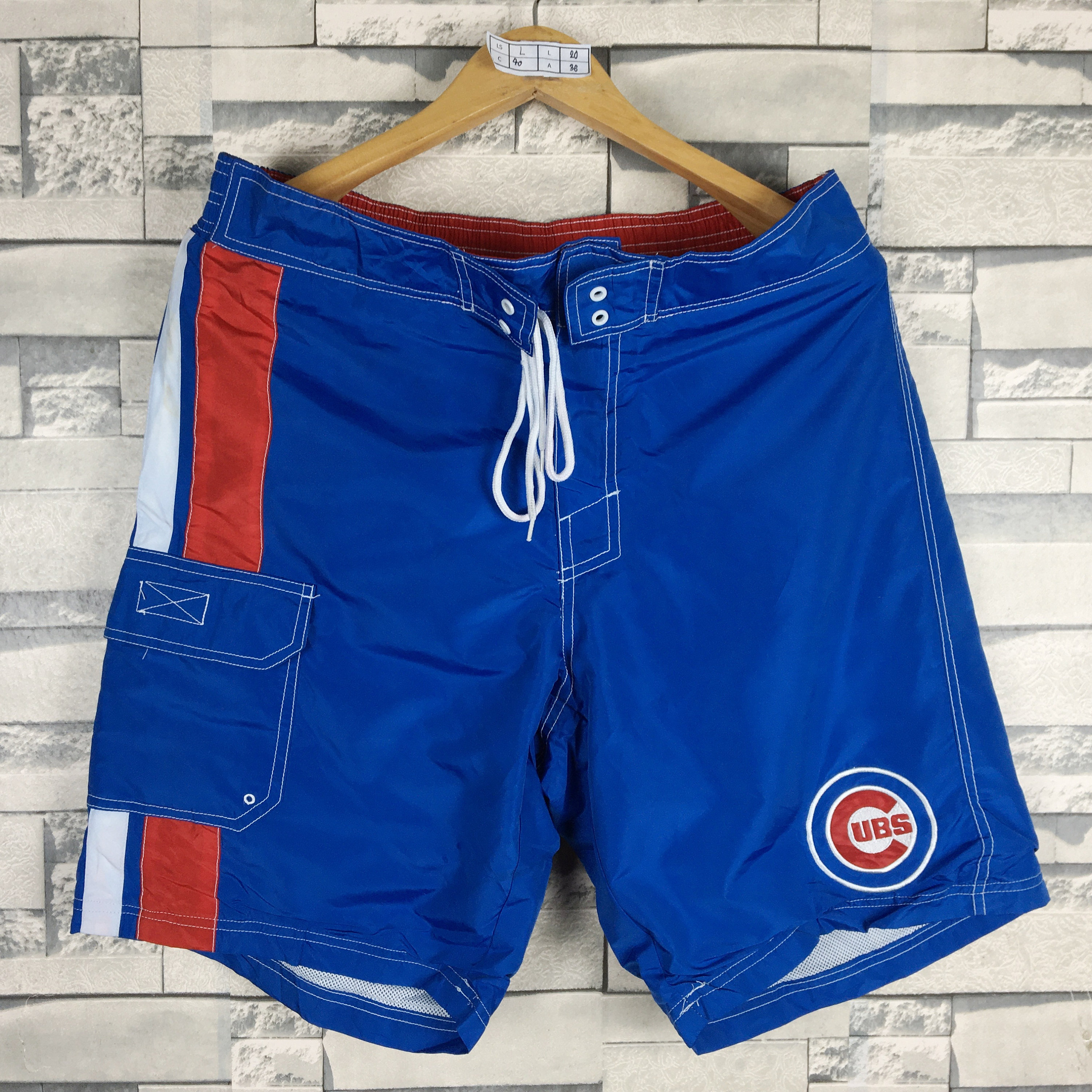 Chicago Cubs Baseball Short Pants Large Vintage Chicago Cubs Etsy
