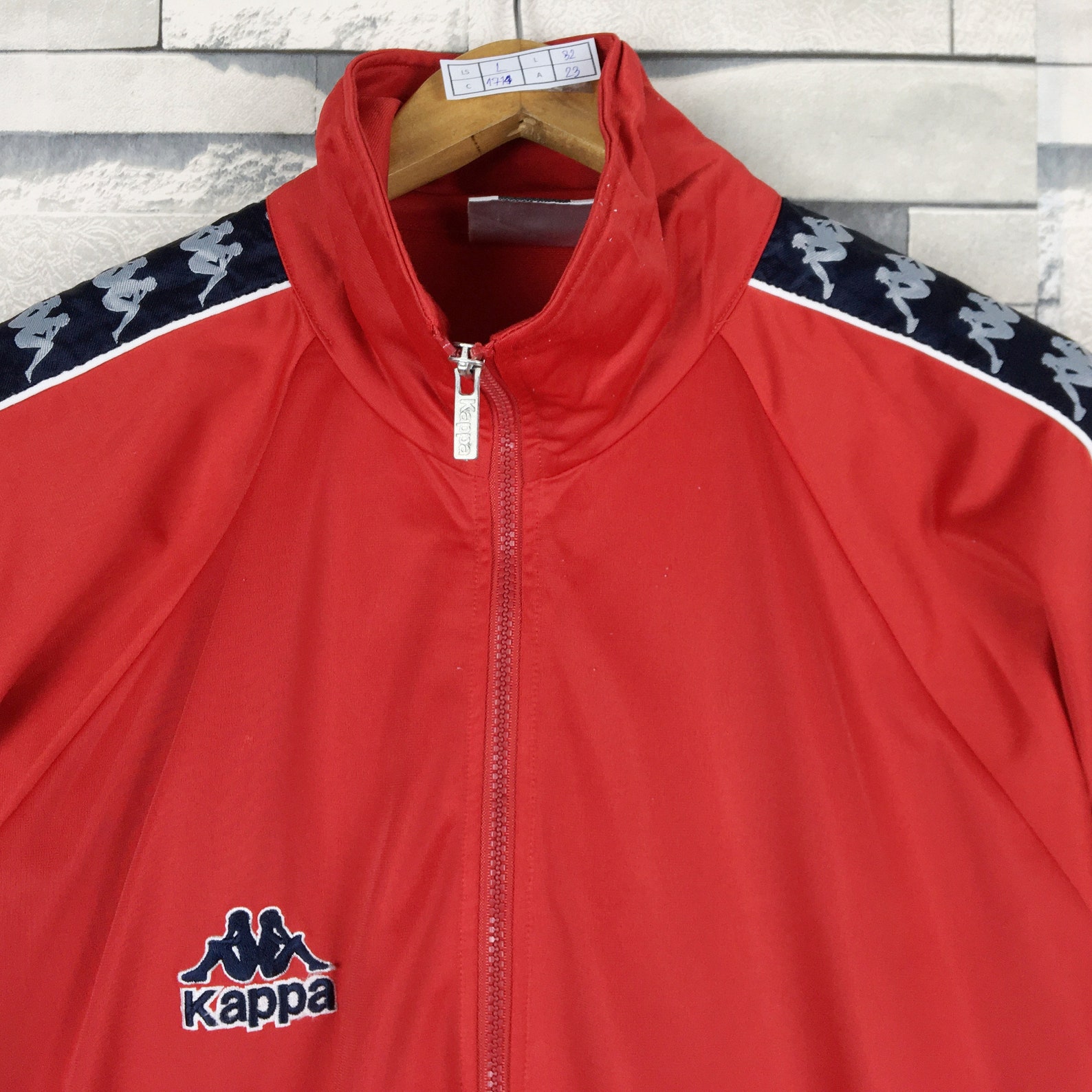 KAPPA Track Jacket Large Vintage 90s Kappa Sport Light Zipper Etsy