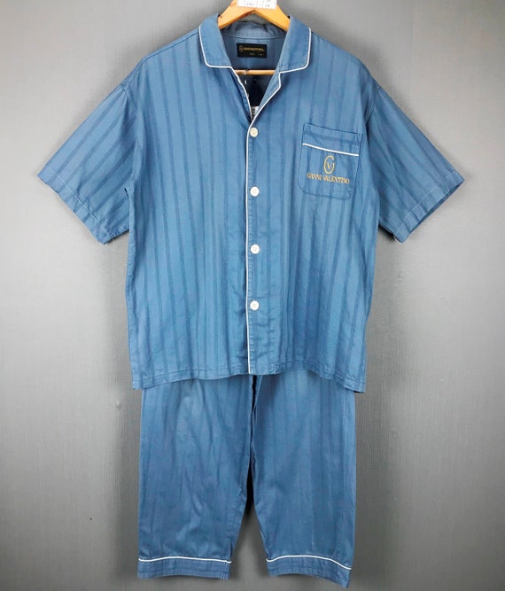 GIANNI VALENTINO Italy Pyjamas Suit Medium Vintage