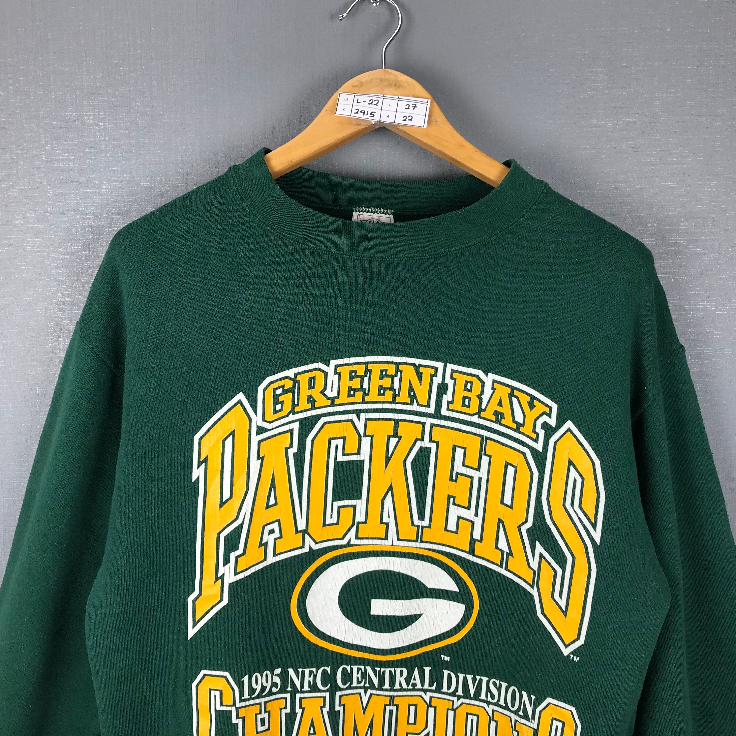 Green Bay PACKERS Sweatshirt Large Vintage 90s Green Bay | Etsy