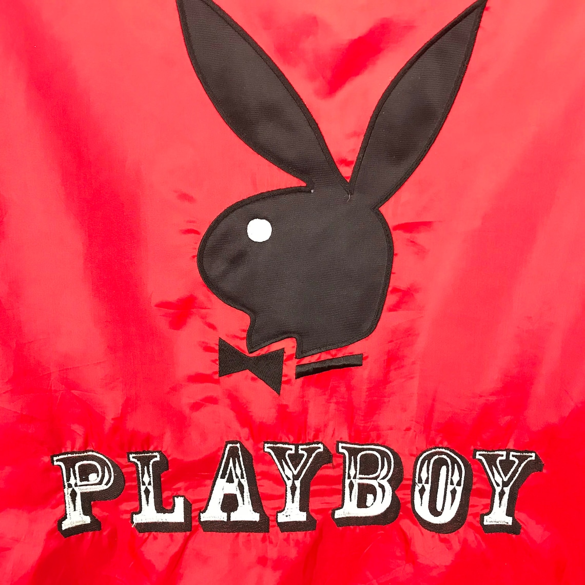 PLAYBOY Light Jacket Medium Vintage 90s Playboy Bunny Big Logo | Etsy