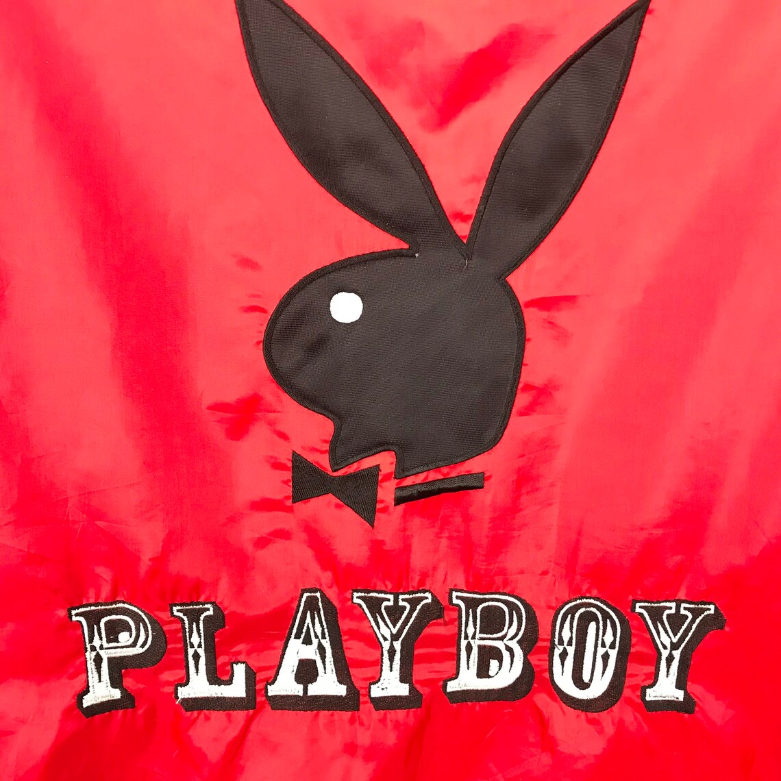 PLAYBOY Light Jacket Medium Vintage 90s Playboy Bunny Big Logo Etsy