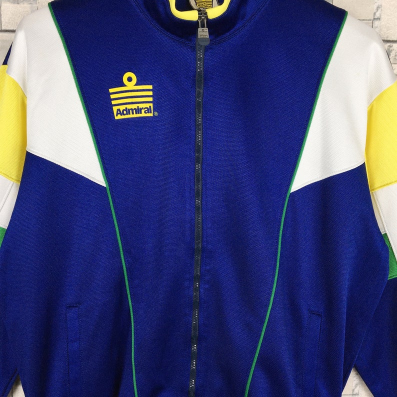 ADMIRAL Track Jacket Medium Vintage 90s Admiral Sport | Etsy