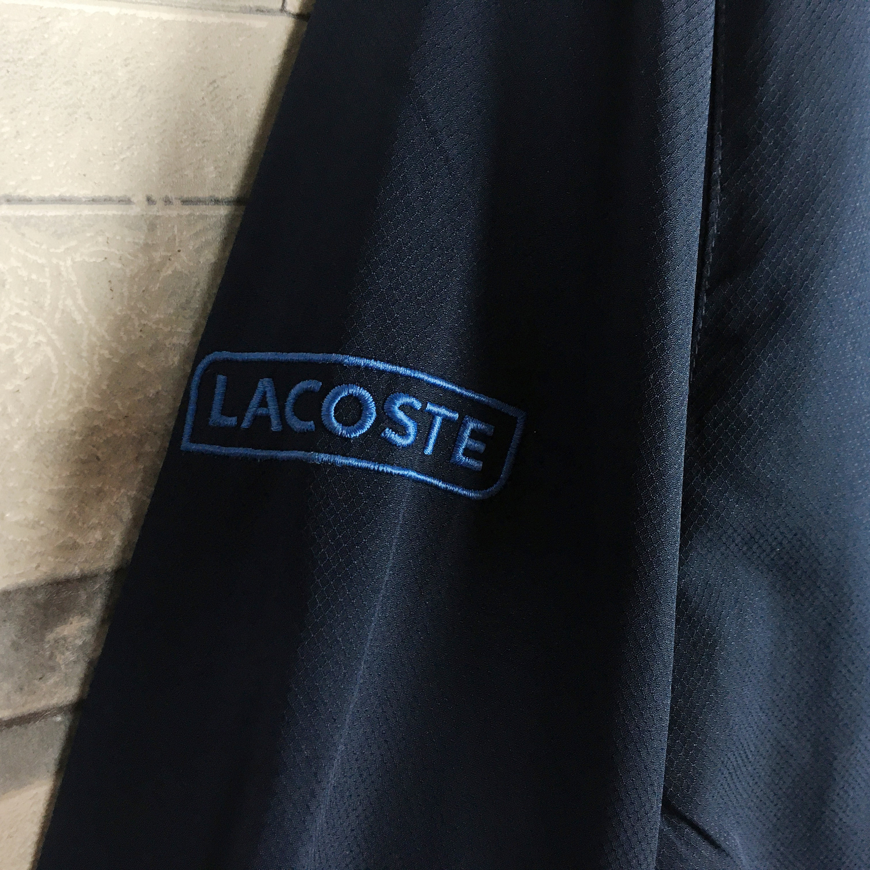 LACOSTE Windbreaker Jacket Size S M Vintage 90s Lacoste | Etsy