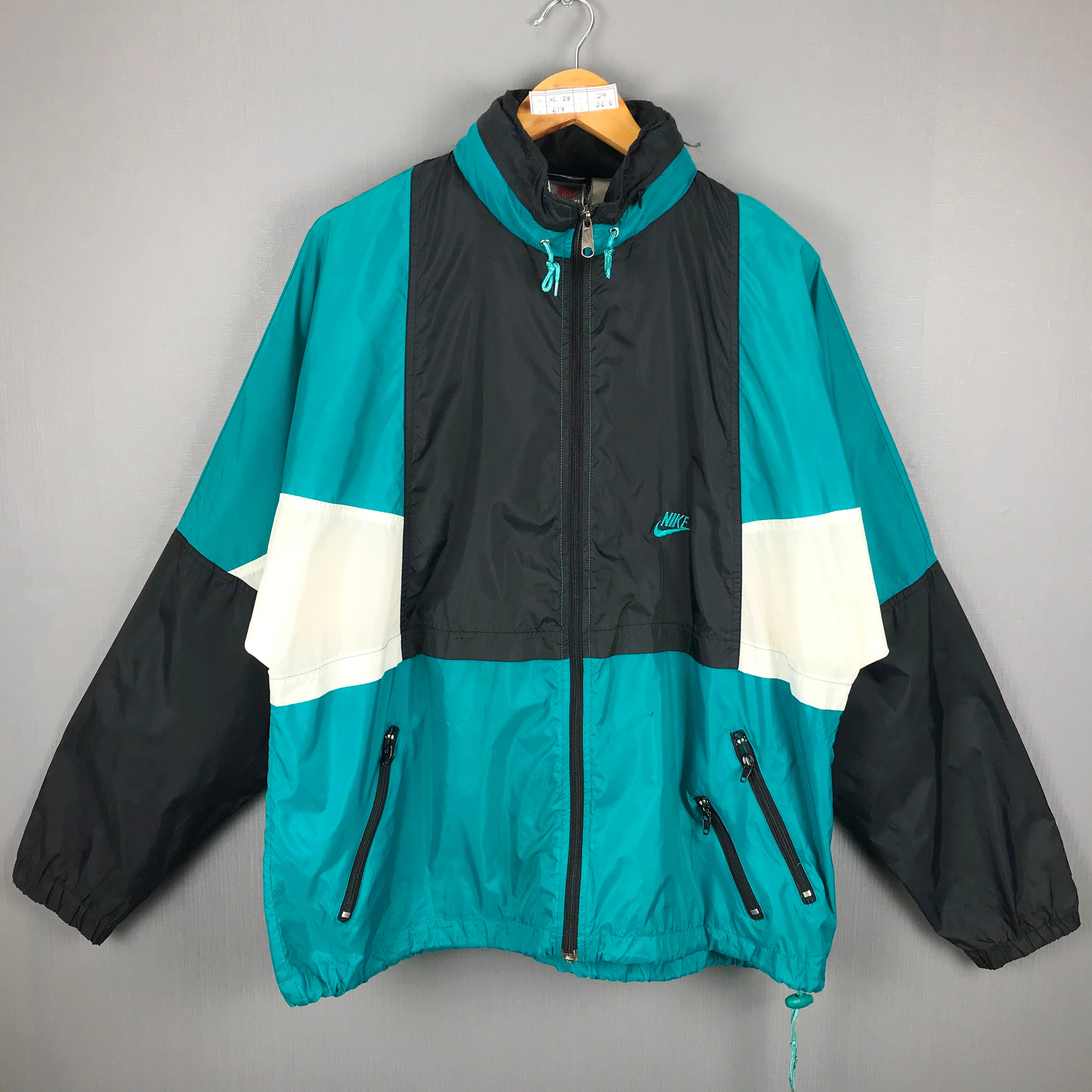 NIKE 90s Jacket XLarge Vintage Nike Swoosh Big Logo Sport Etsy