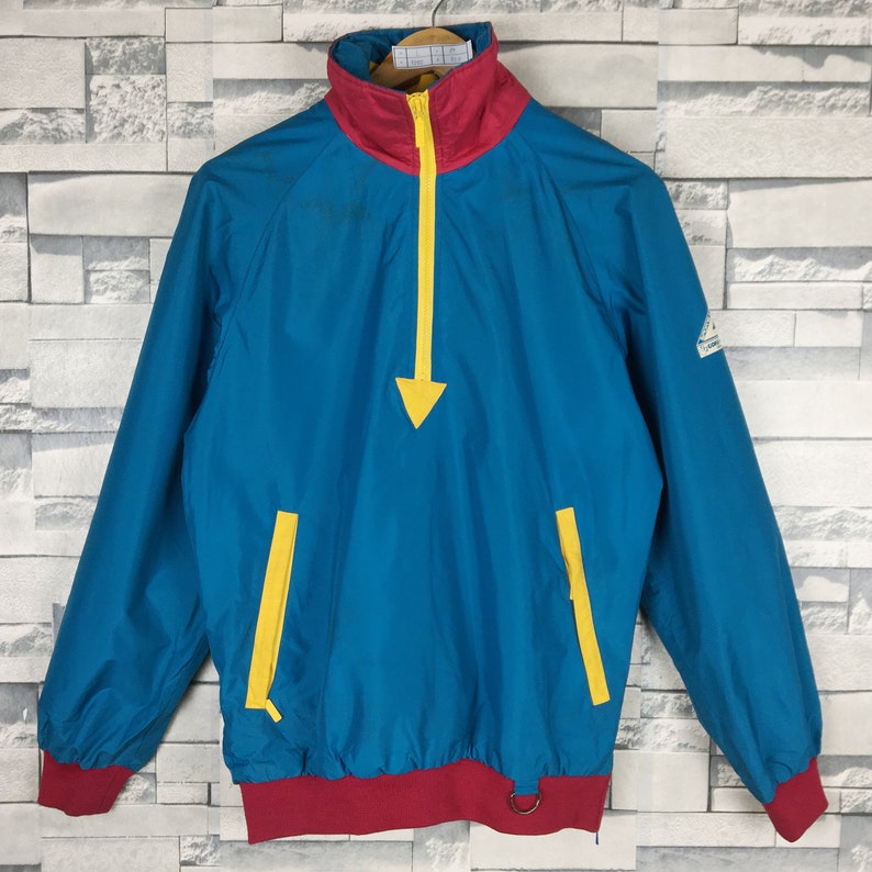 Descente Gore-Tex Windbreaker Medium Vintage 90s Ncaa Descente Gore Tex Streetwear Light Zipper Jacket Size M