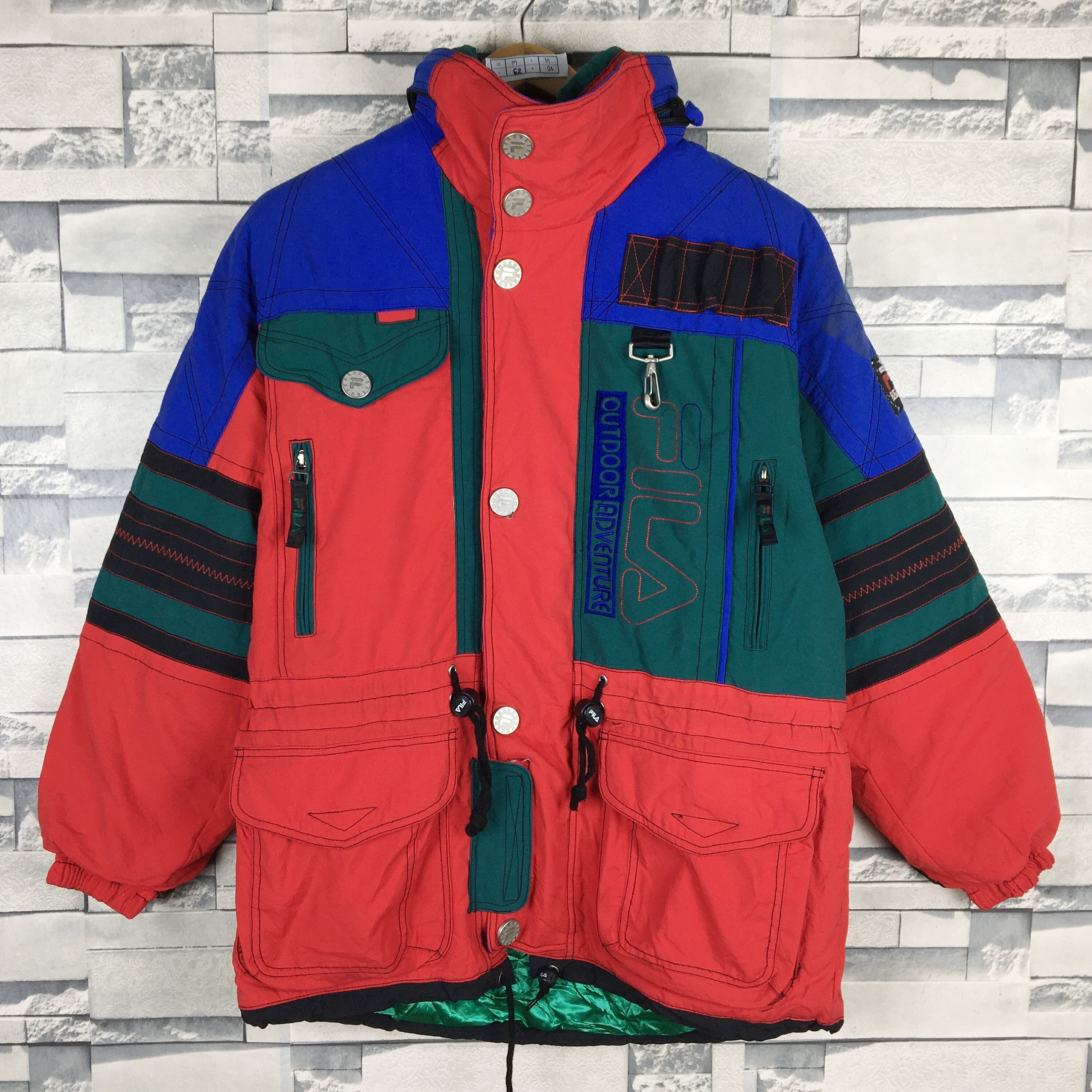 FILA Ski Jacket Medium Vintage 90s Fila Sport Ski Wear Warmer | Etsy