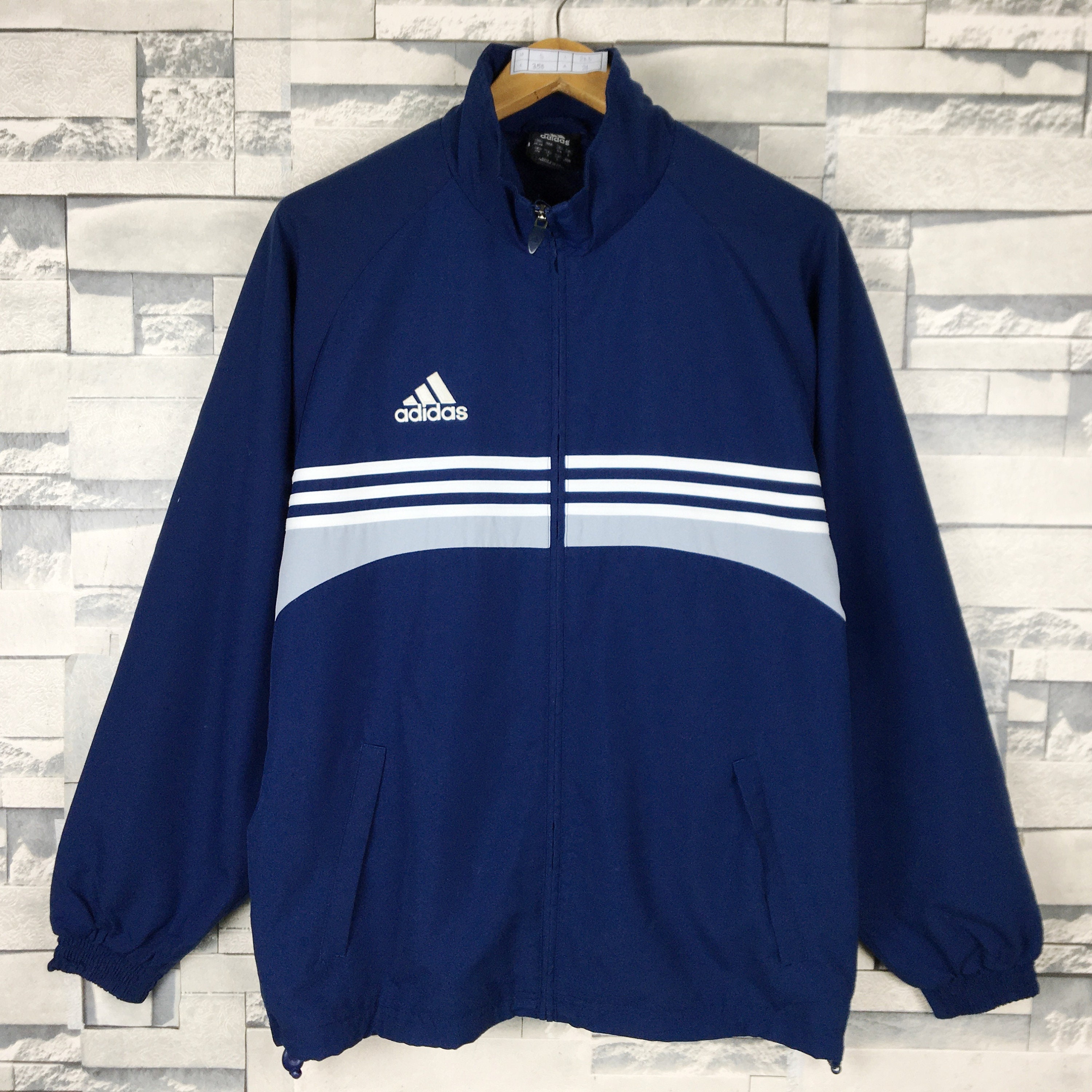 ADIDAS Light Jacket Large Vintage Adidas Equipment Logo Sport | Etsy