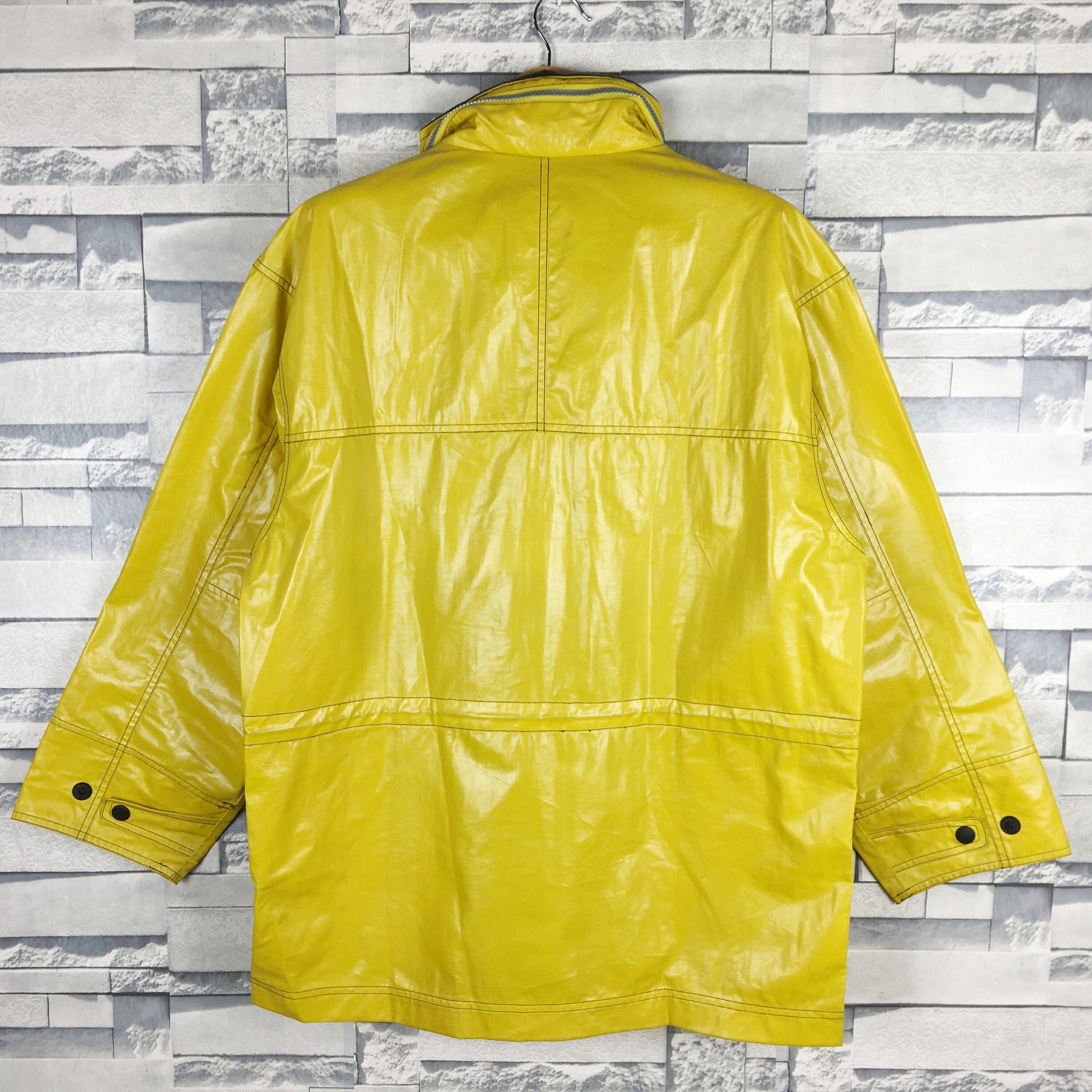 Vintage CARRERA Jacket Large Vintage 90s Carrera Zipper Yellow Etsy