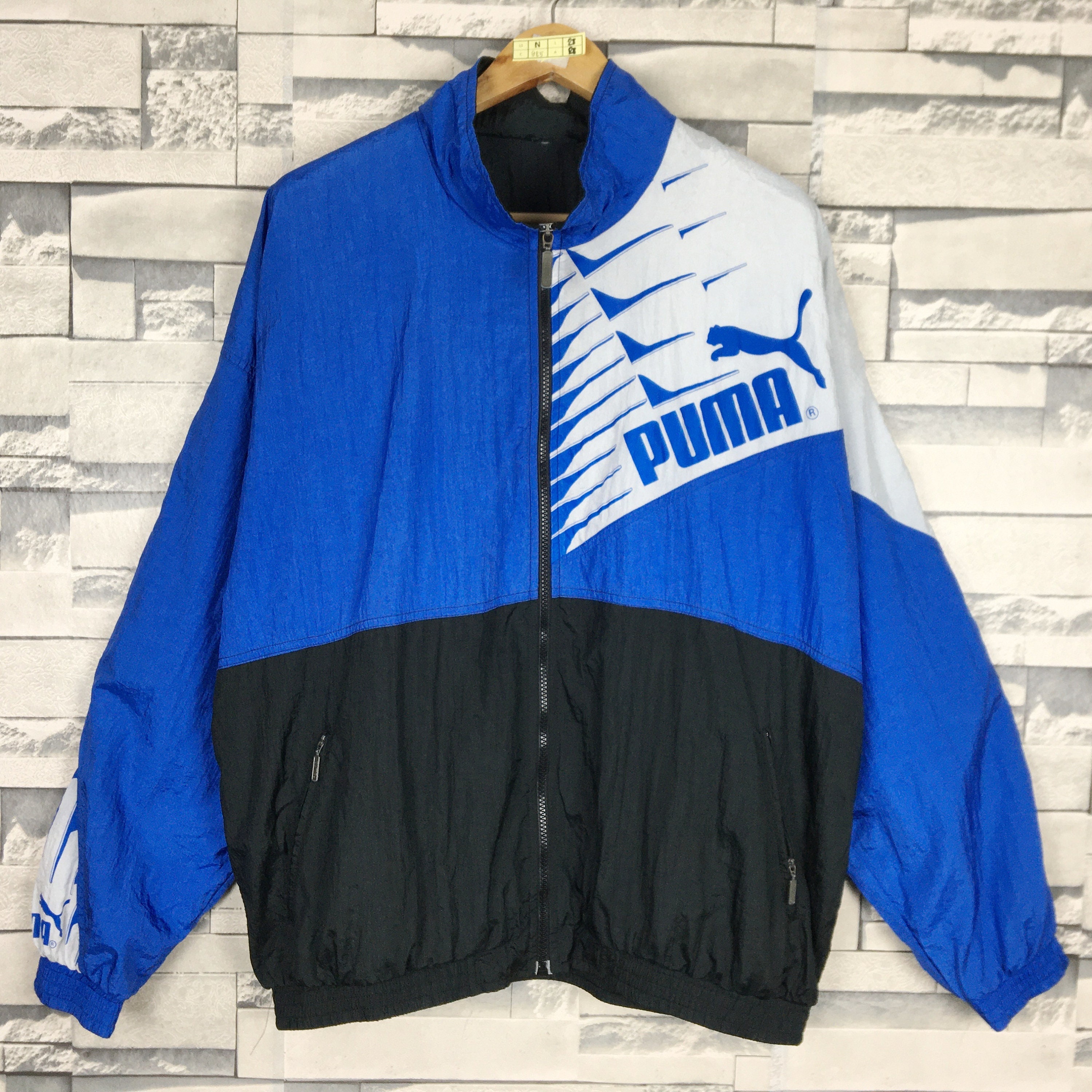 PUMA Windbreaker Jacket XLarge Vintage 90s Puma Sport | Etsy