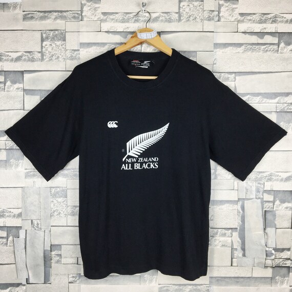 Vintage Canterbury Of New Zealand shirt big logo spell out Orange Size S fits like M