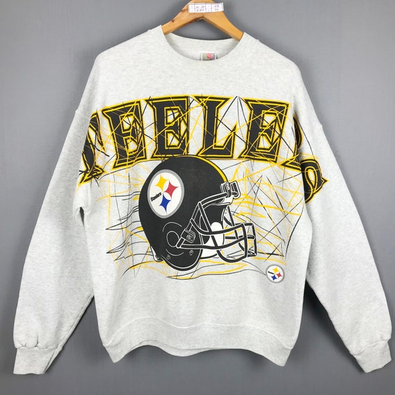 Pittsburgh Steelers Sweatshirt XLarge Vintage 90s Pittsburgh Etsy