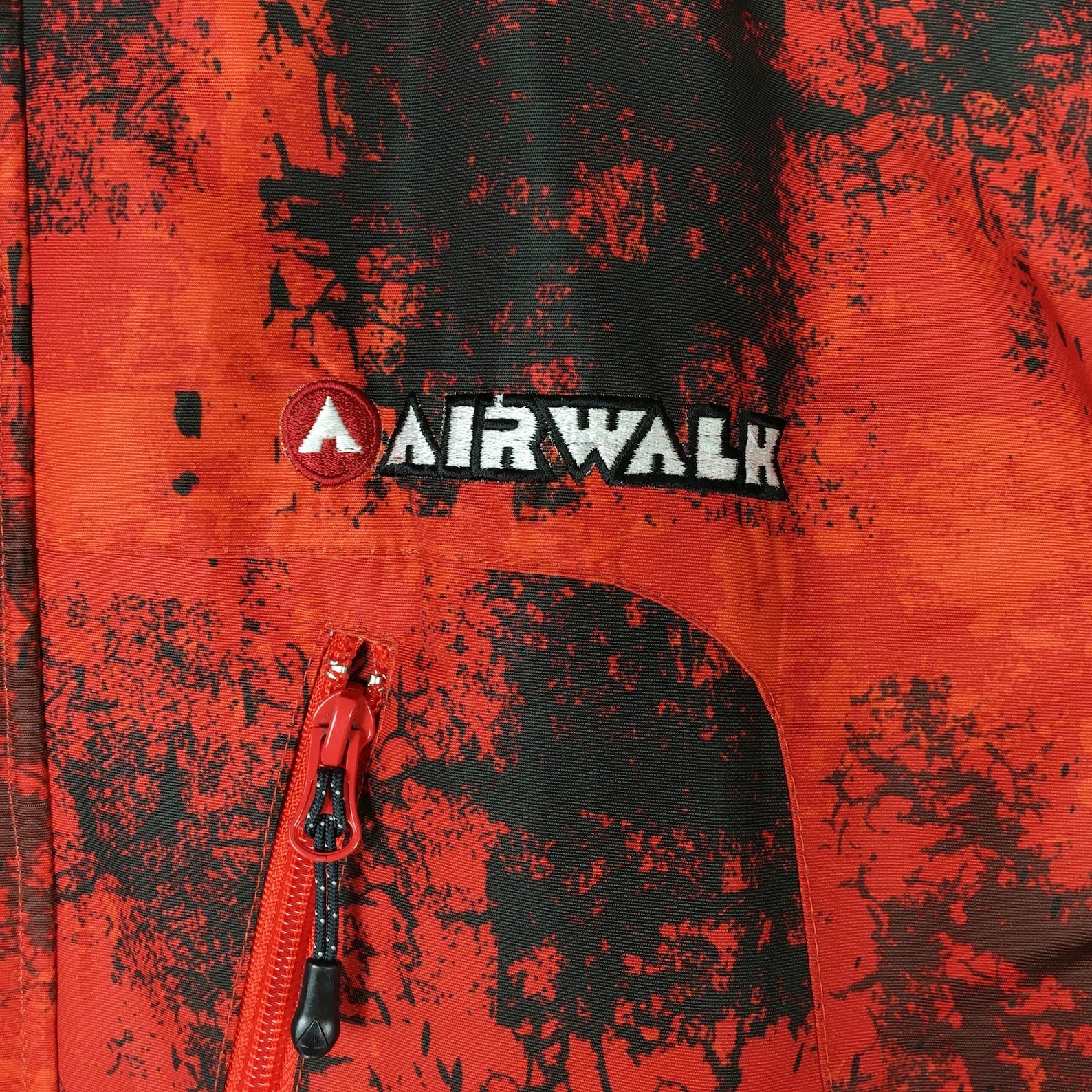 AIRWALK Snowboard Jacket Medium Vintage Airwalk Sports Red Etsy