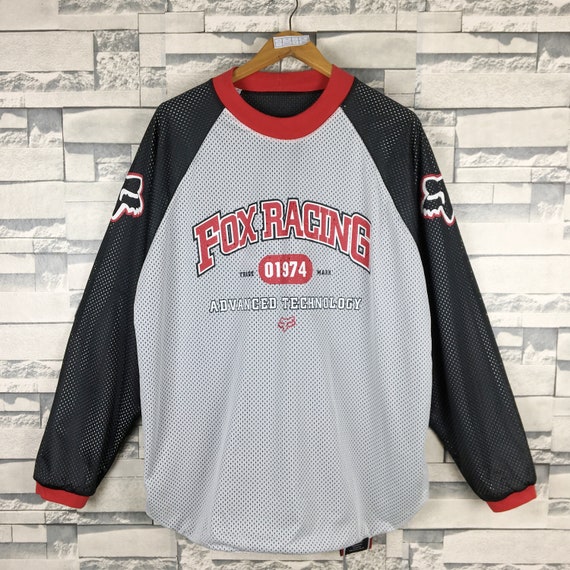 FOX RACING Reversible Jersey T-Shirt X-Large Vinta