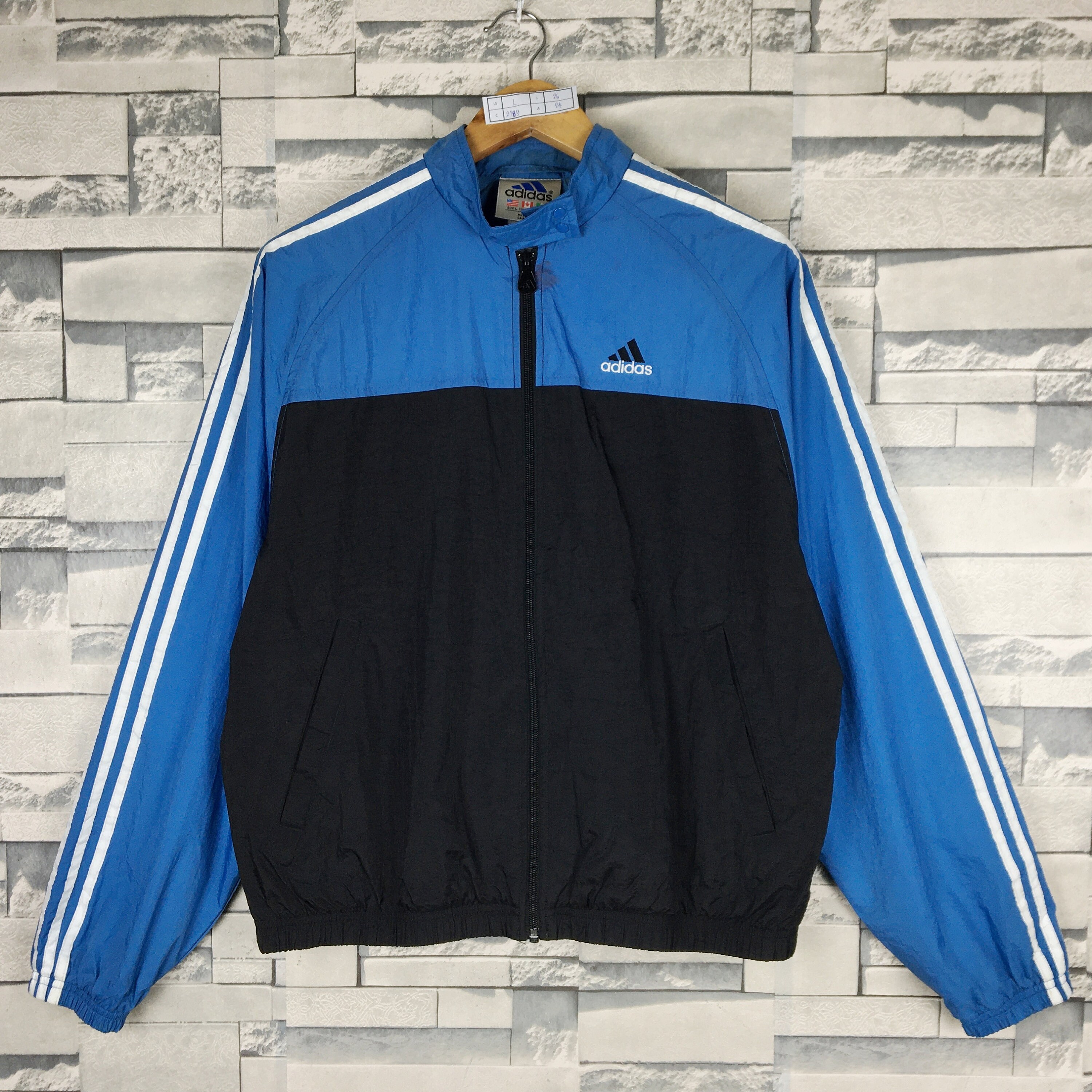 ADIDAS Light Jacket Ladies Large Vintage Adidas Equipment Etsy