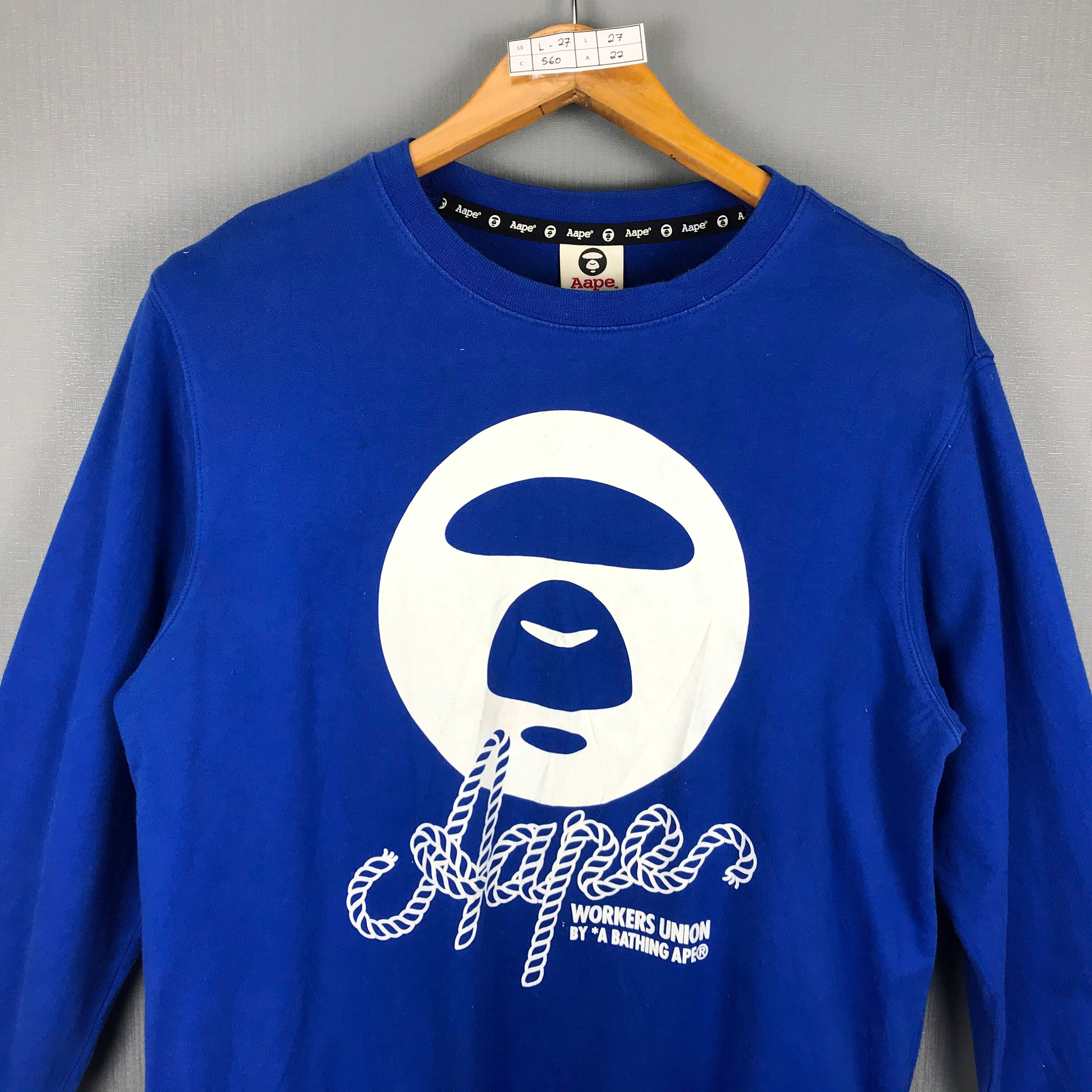 A Bathing Ape AAPE Sweatshirt Medium Vintage Aape Workers | Etsy