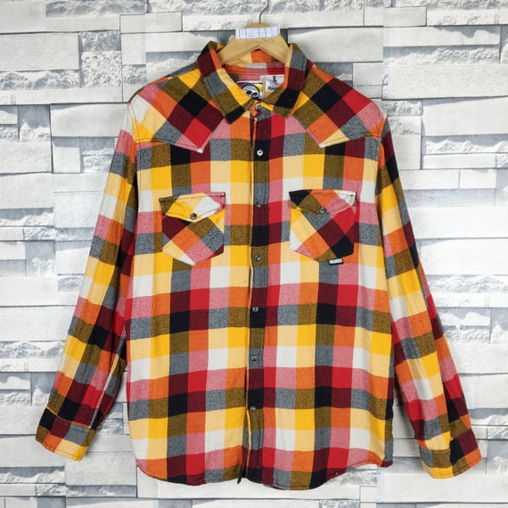 MAMBO Australia Flannel Shirt Large Vintage Mambo