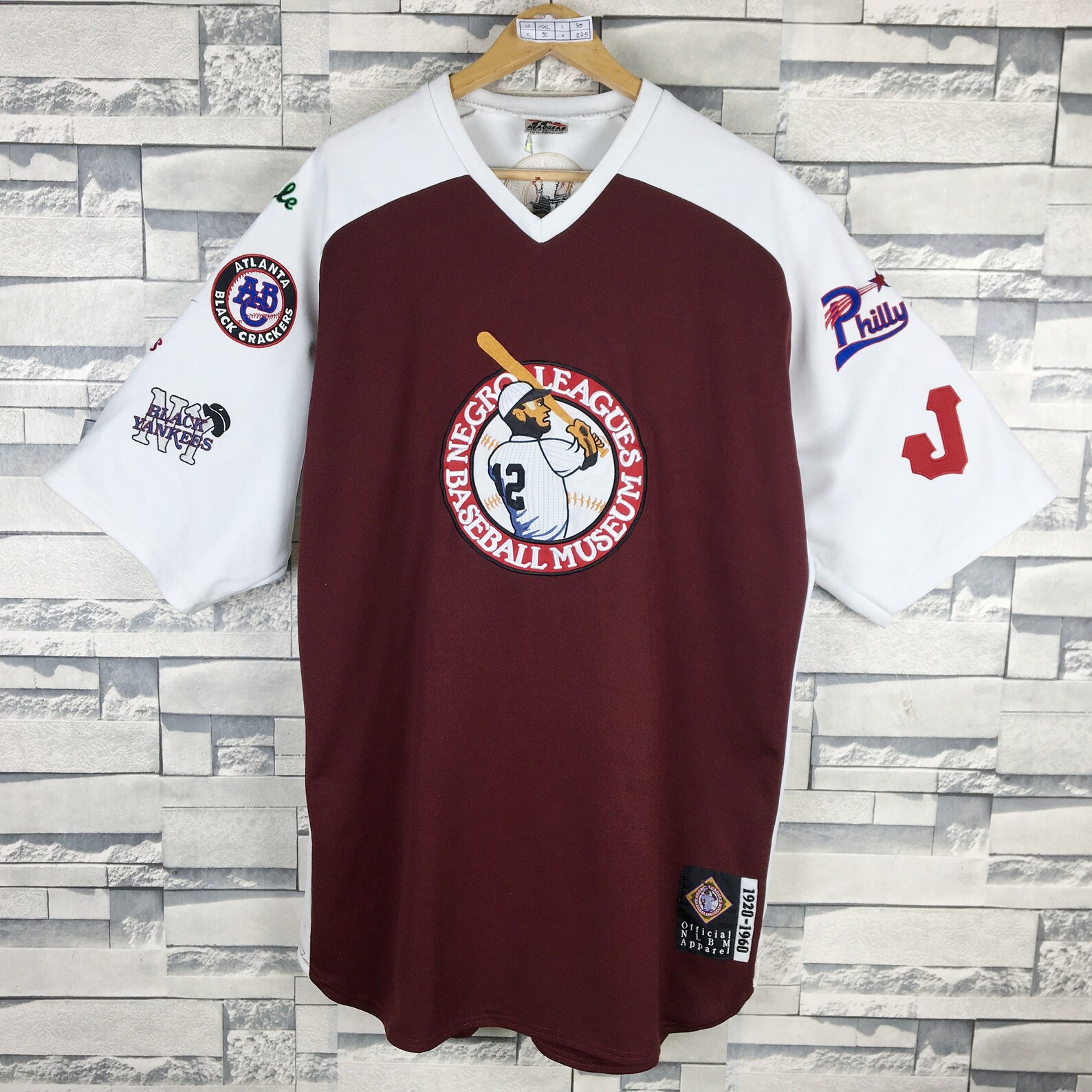 Negro Leagues Baseball Museum Jersey Vintage Headgear Negro Etsy