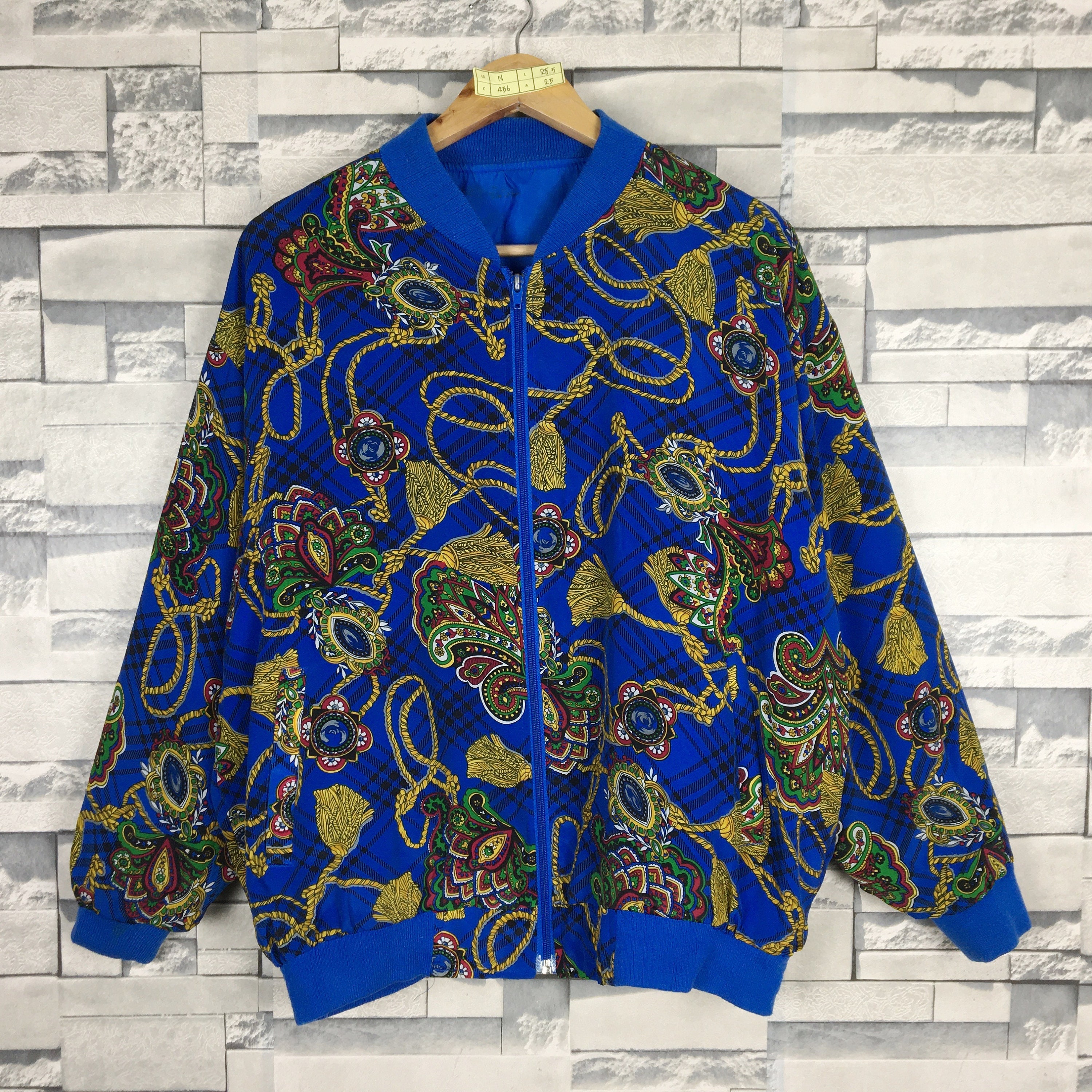 Baroque Novelty Jacket Medium Vintage 90s Baroque Novelty Etsy