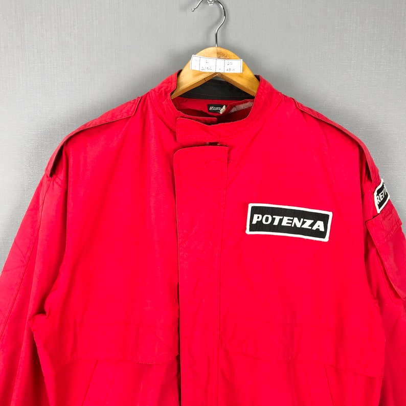 BRIDGESTONE Jacket Medium Vintage 90s Bridgestone Potenza RE710 Racing Motorspors Sportswear Zipper Light Windbreaker Jacket Size M