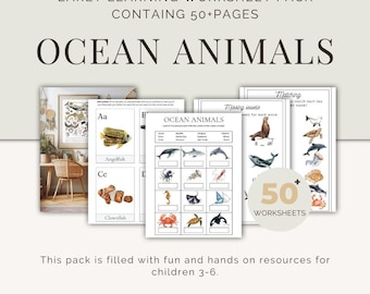 Estudio de los animales del océano