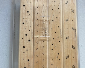 Set of 4 Stampin' Up! Fun Fillers Rubber Stamps