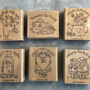 Mix and Match Stampin&#39; Up! Greeting/Sentiment Rubber Stamps